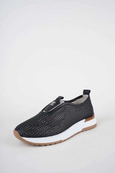 Hakiki Deri Siyah Kadın Casual Ayakkabı 261136100