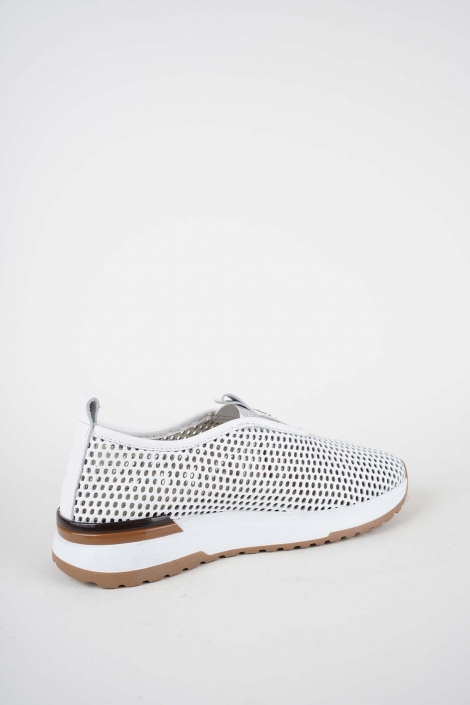 Hakiki Deri Beyaz Kadın Casual Ayakkabı 261136100