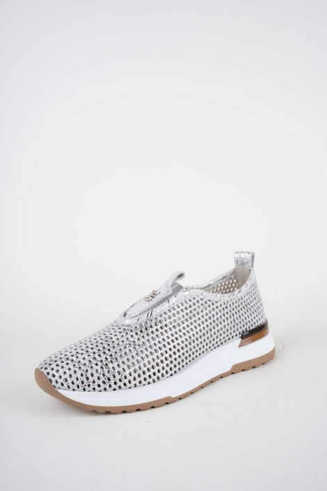 Hakiki Deri Lame Baskılı Kadın Casual Ayakkabı 261136100