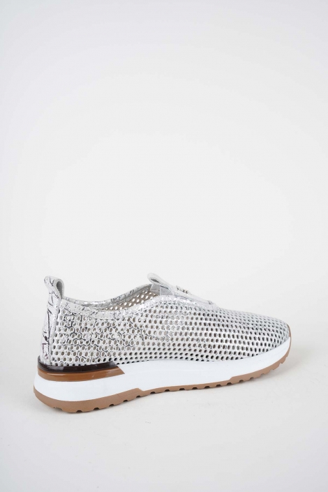 Hakiki Deri Lame Baskılı Kadın Casual Ayakkabı 261136100