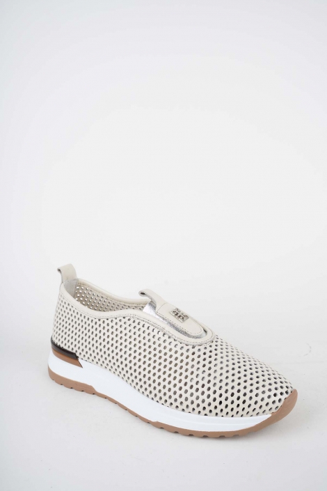 Hakiki Deri Krem Kadın Casual Ayakkabı 261136100