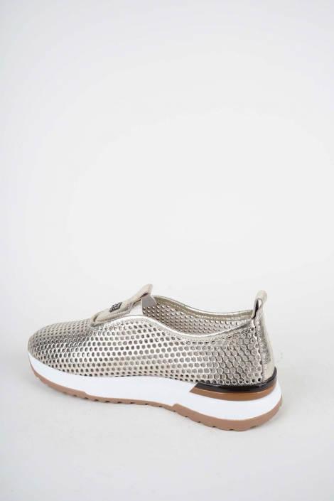 Hakiki Deri Altın Kadın Casual Ayakkabı 261136100