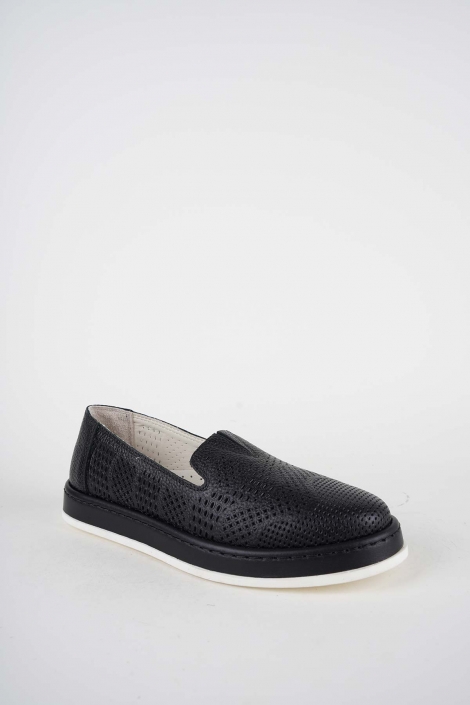 Hakiki Deri Siyah Flt. Kadın Casual Ayakkabı 261136105