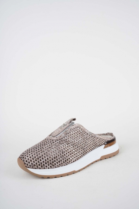 Hakiki Deri Bakır Baskılı Kadın Casual Sabo 261136700