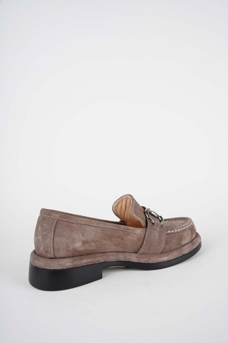 Hakiki Deri Vizon Süet Kadın Casual Ayakkabı 261162101