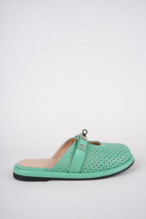 Hakiki Deri Yok Kadın Zımbalı Sabo 261162701