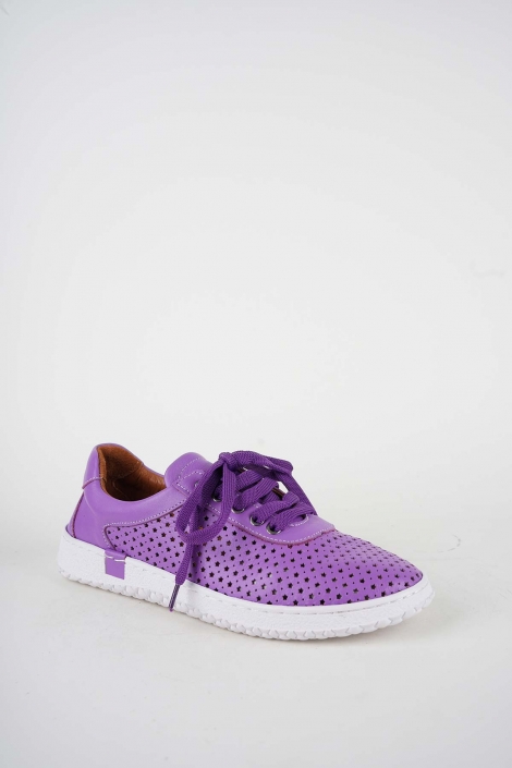 Hakiki Deri Mor Kadın Casual Ayakkabı 261186105