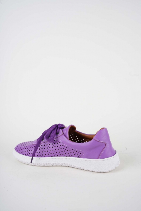 Hakiki Deri Mor Kadın Casual Ayakkabı 261186105