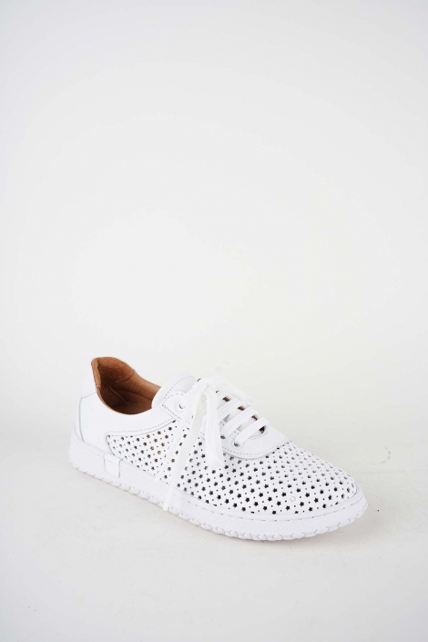 Hakiki Deri Beyaz Kadın Casual Ayakkabı 261186105