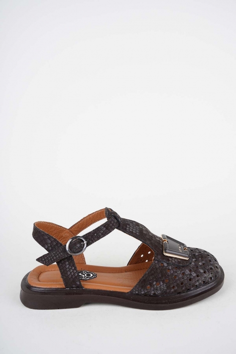 Hakiki Deri Yok Kadın Dolgu Topuklu Sandalet 261200501