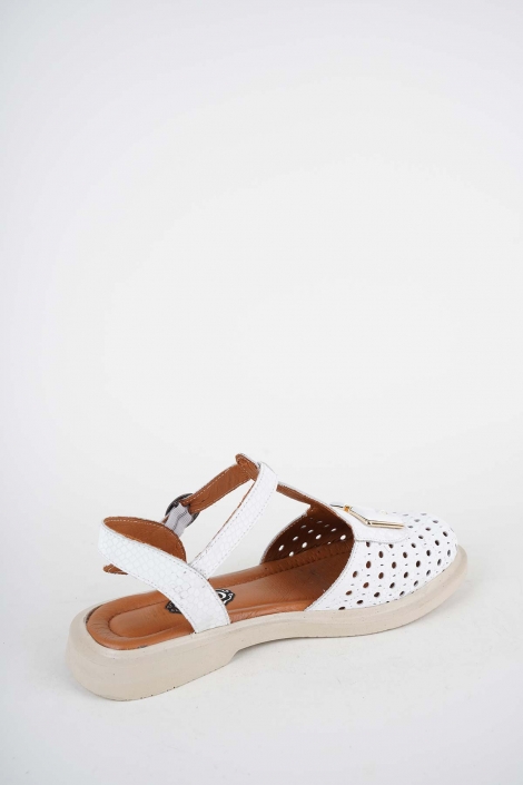 Hakiki Deri Yok Kadın Dolgu Topuklu Sandalet 261200501