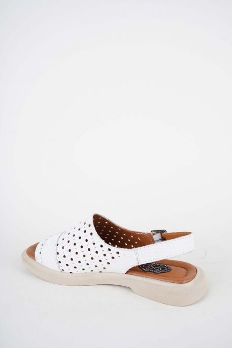 Hakiki Deri Yok Kadın Dolgu Topuklu Sandalet 261200502