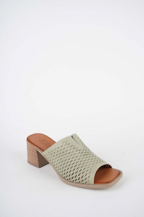 Hakiki Deri Yok Kadın Topuklu Terlik 261215601