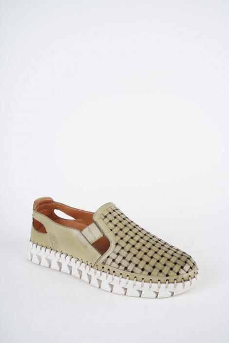 Hakiki Deri Avokado Kadın Comfort Ayakkabı 251220116