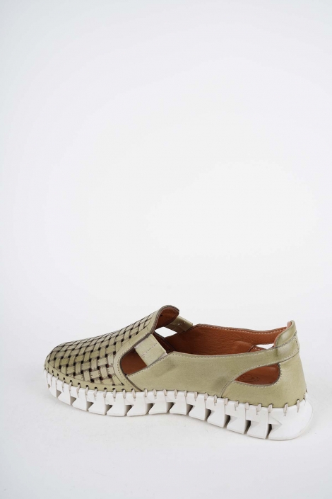 Hakiki Deri Avokado Kadın Comfort Ayakkabı 251220116