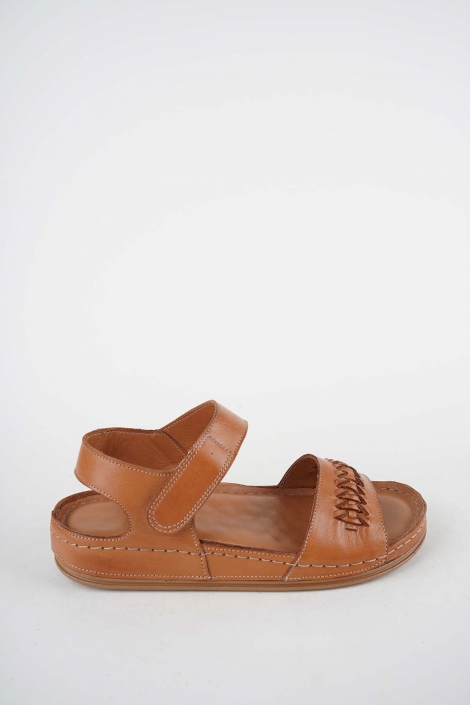 Hakiki Deri Coconut Kadın Comfort Sandalet 261220502
