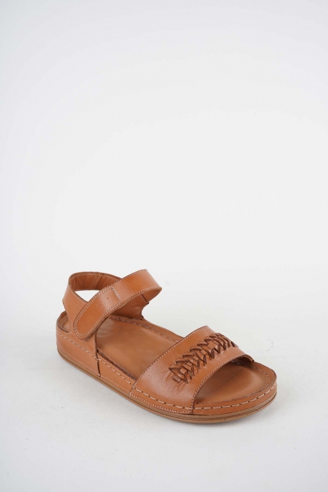 Hakiki Deri Coconut Kadın Comfort Sandalet 261220502