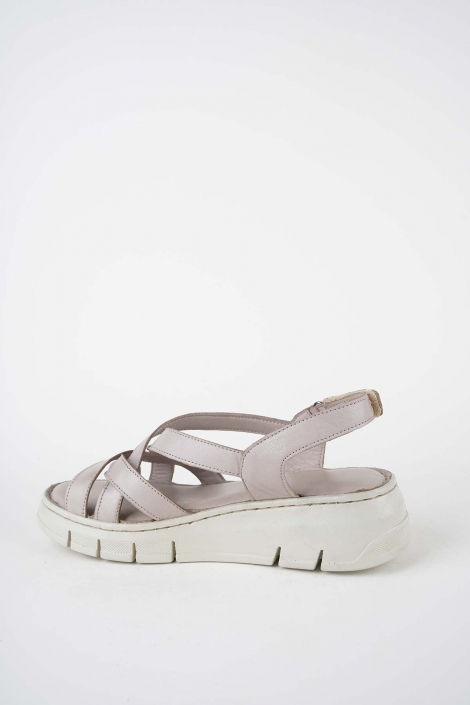 Hakiki Deri Yok Kadın Dolgu Topuklu Sandalet 261245503