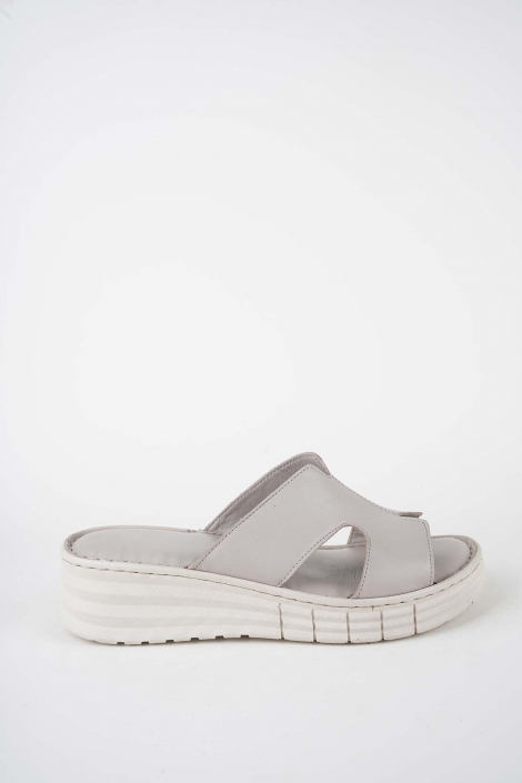 Hakiki Deri Yok Kadın Dolgu Topuklu Terlik 261245605