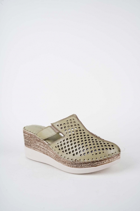 Hakiki Deri Yok Kadın Dolgu Topuklu Sabo 261245703