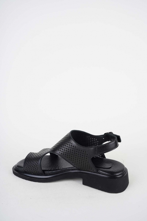 Hakiki Deri Yok Kadın Alçak Topuklu Sandalet 261504Z505