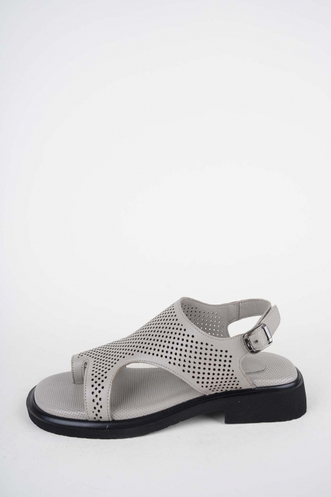 Hakiki Deri Yok Kadın Alçak Topuklu Sandalet 261504Z505