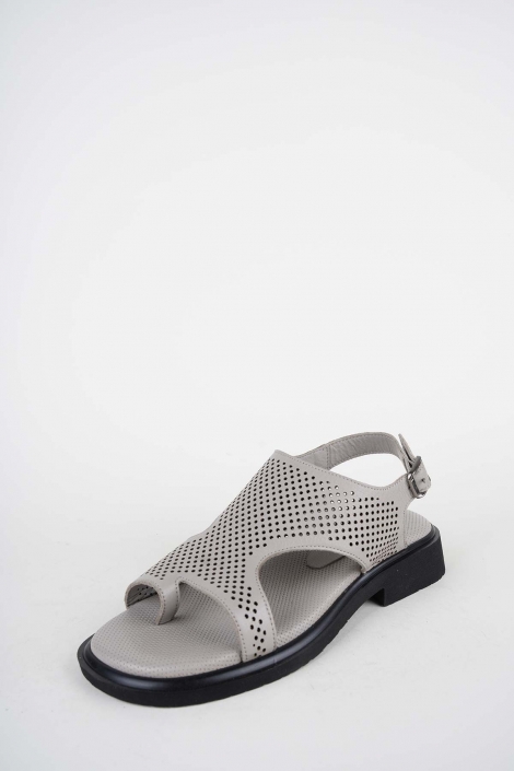 Hakiki Deri Yok Kadın Alçak Topuklu Sandalet 261504Z505