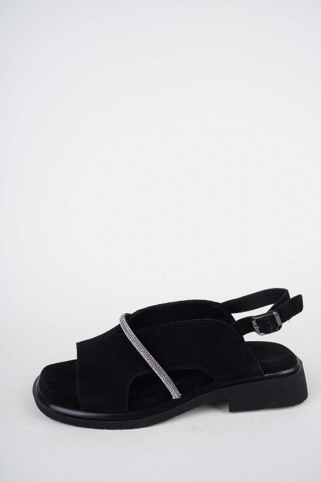 Hakiki Deri Yok Kadın Alçak Topuklu Sandalet 261504Z507