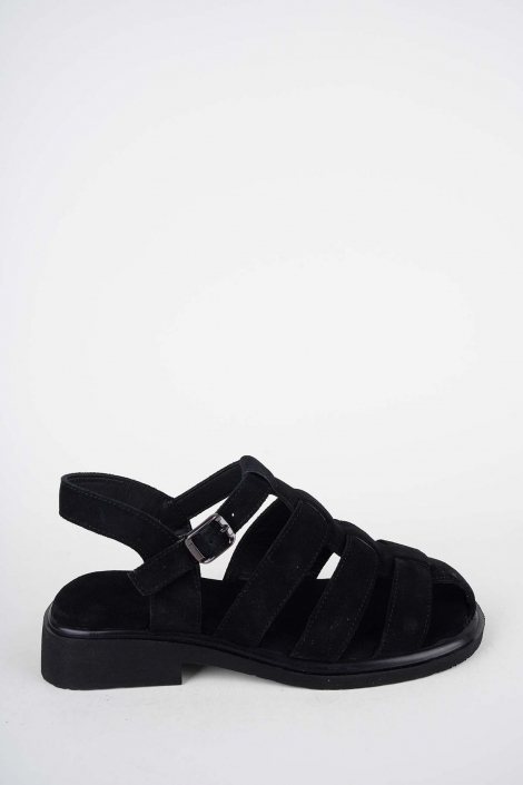 Hakiki Deri Yok Kadın Alçak Topuklu Sandalet 261504Z508