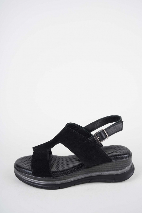 Hakiki Deri Yok Kadın Dolgu Topuklu Sandalet 261504Z509