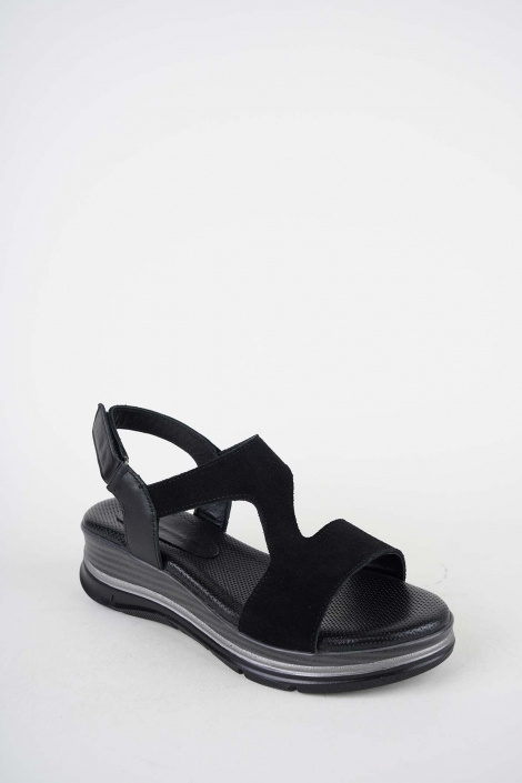 Hakiki Deri Yok Kadın Dolgu Topuklu Sandalet 261504Z510