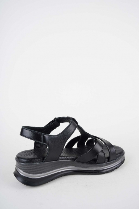 Hakiki Deri Yok Kadın Dolgu Topuklu Sandalet 261504Z511