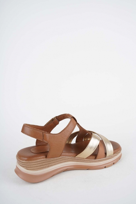 Hakiki Deri Yok Kadın Dolgu Topuklu Sandalet 261504Z511