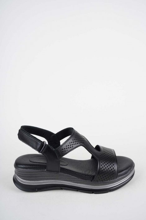 Hakiki Deri Yok Kadın Dolgu Topuklu Sandalet 261504Z512