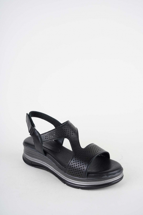 Hakiki Deri Yok Kadın Dolgu Topuklu Sandalet 261504Z512