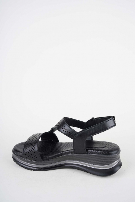 Hakiki Deri Yok Kadın Dolgu Topuklu Sandalet 261504Z512