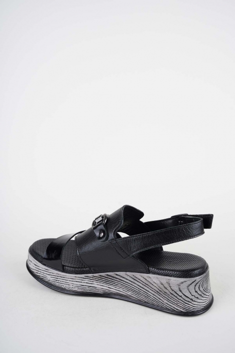 Hakiki Deri Yok Kadın Dolgu Topuklu Sandalet 261504Z513