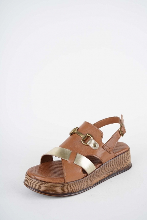 Hakiki Deri Yok Kadın Dolgu Topuklu Sandalet 261504Z513