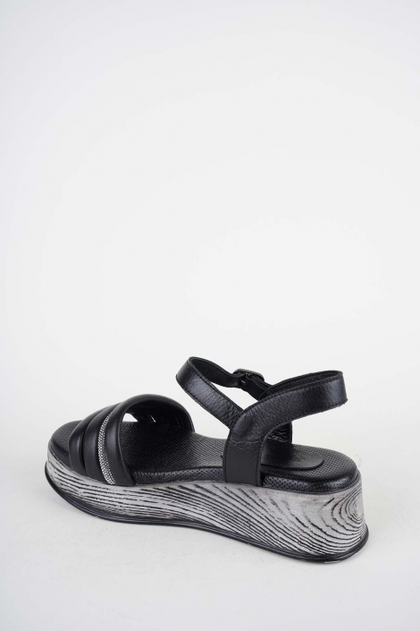 Hakiki Deri Yok Kadın Dolgu Topuklu Sandalet 261504Z514