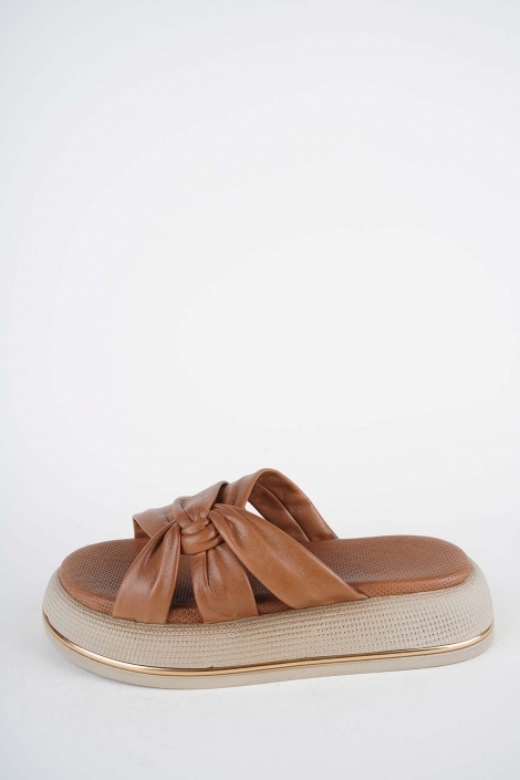 Hakiki Deri Yok Kadın Düz Terlik 261504Z605