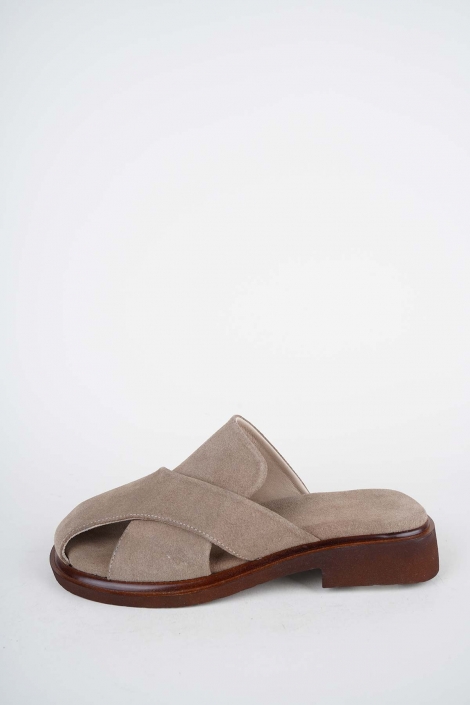 Hakiki Deri Yok Kadın Alçak Topuklu Sabo 261504Z701