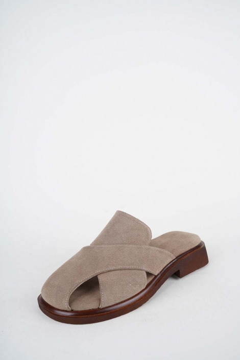 Hakiki Deri Yok Kadın Alçak Topuklu Sabo 261504Z701