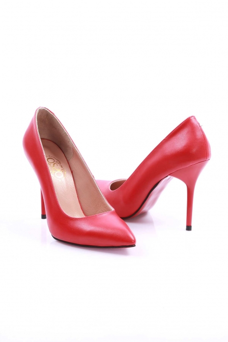 Kırmızı Kadın Stiletto Ayakkabı 202127101