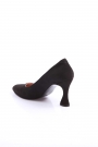 Siyah Süet Kadın Stiletto Ayakkabı 202127103