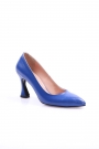 Koyu Mavi Kadın Stiletto Ayakkabı 202127103