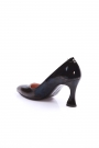 Siyah Rugan Kadın Stiletto Ayakkabı 202127103