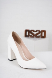 Beyaz Kadın Stiletto Ayakkabı 202127116