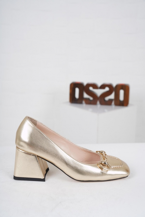 Altın Kadın Topuklu Ayakkabı 221127121