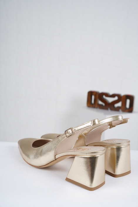 Altın Kadın Topuklu Sandalet 221127528