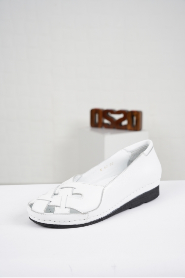 Hakiki Deri Beyaz Kadın Comfort Ayakkabı 221177102
